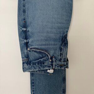 Good American '90s high-rise straight-leg jeans